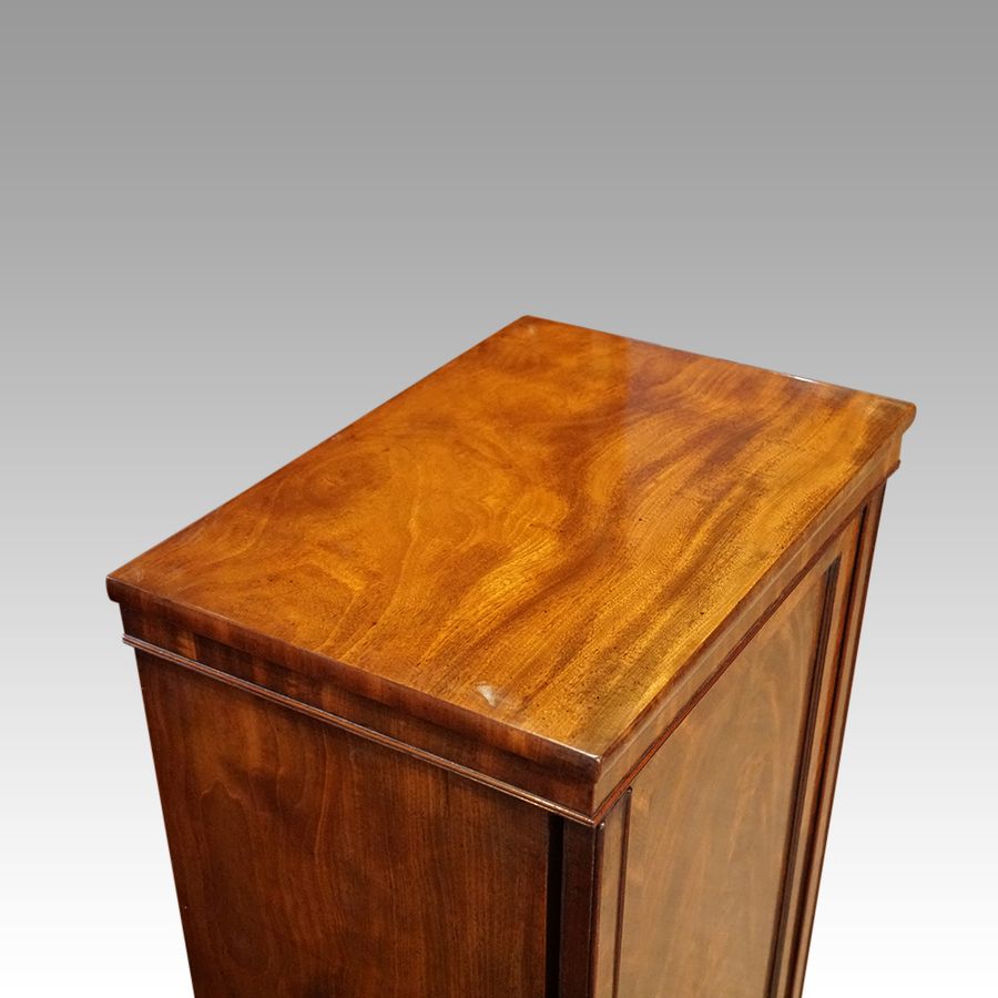 Antique George III mahogany side cabinet