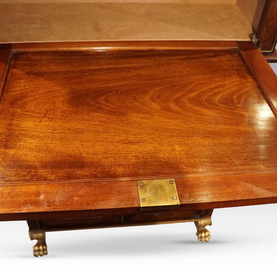 Antique Regency rosewood cabinet manner of John McLean