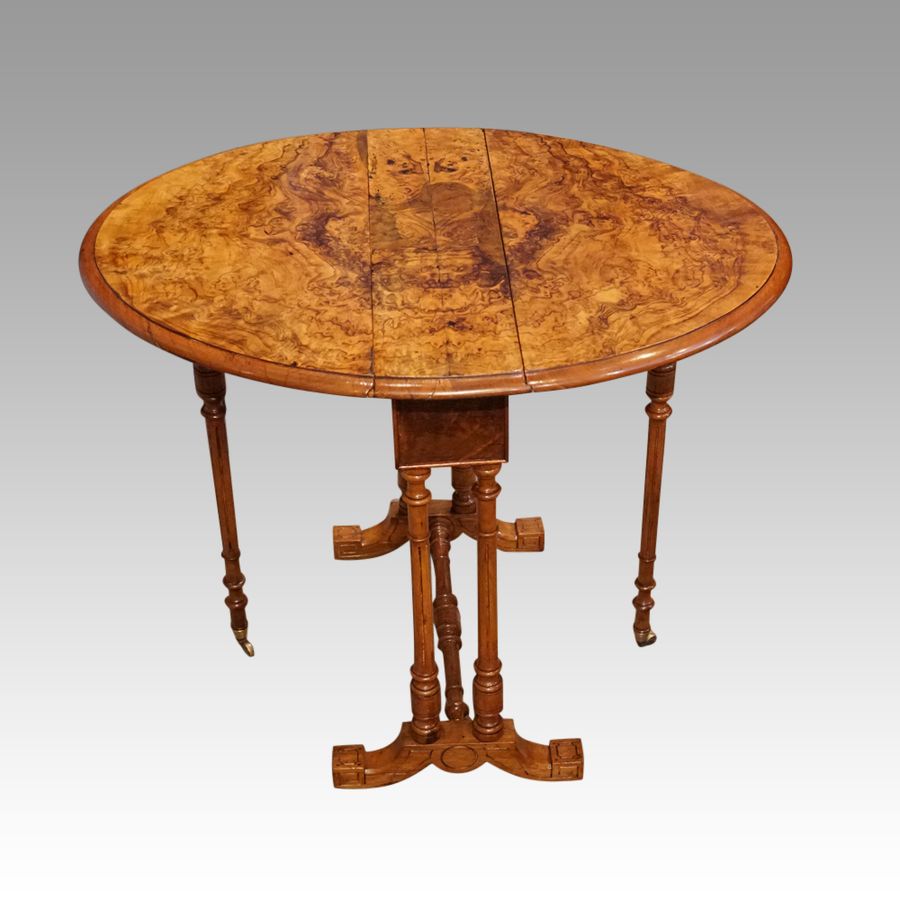 Antique Victorian walnut baby Sutherland table
