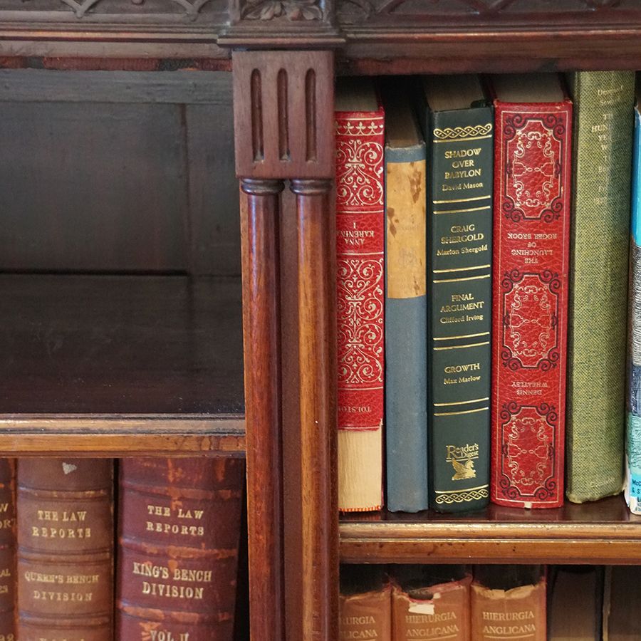 Antique Edwardian mahogany bookcase