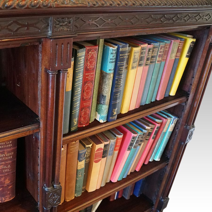 Antique Edwardian mahogany bookcase