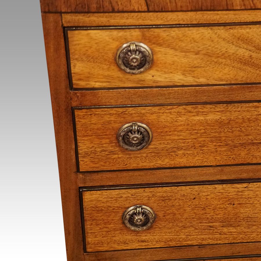 Antique Edwardian mahogany bedside chest