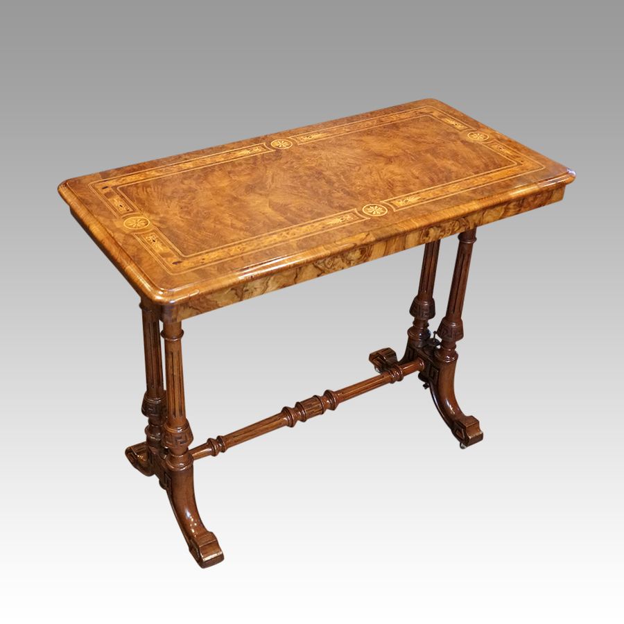 Victorian inlaid centre table
