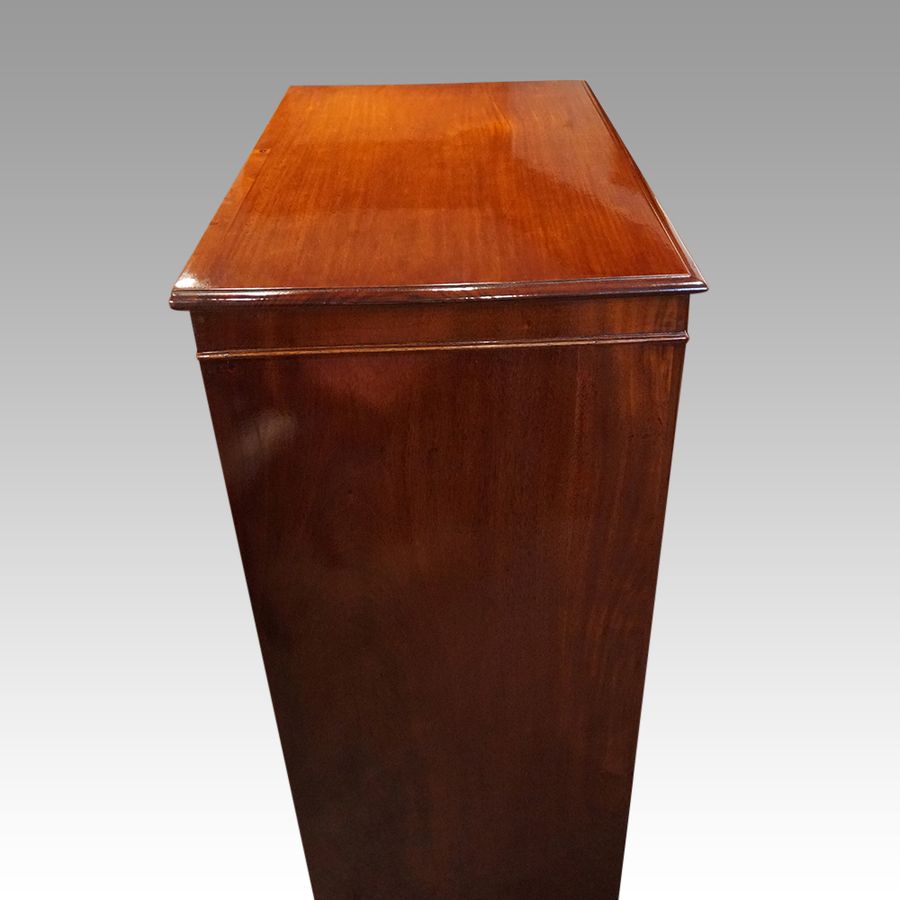 Antique Edwardian mahogany high chest