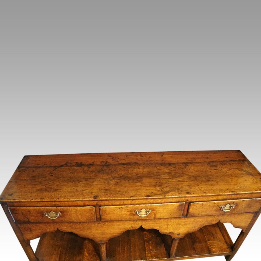 Antique Antique South Wales oak dresser base