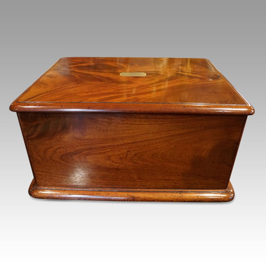 Antique Edwardian mahogany collectors cabinet