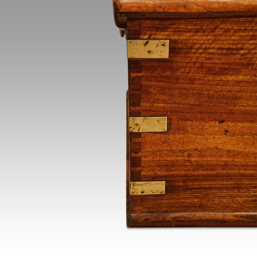 Antique Antique camphor wood campaign chest