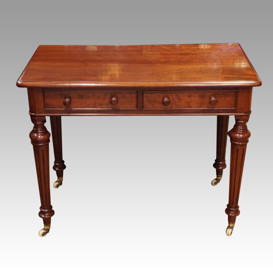 Antique Victorian mahogany side table