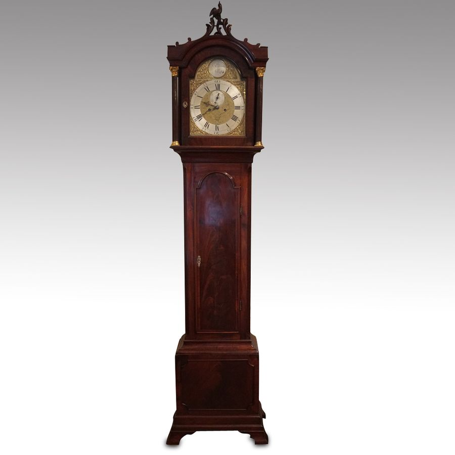 Georgian mahogany longcase clock