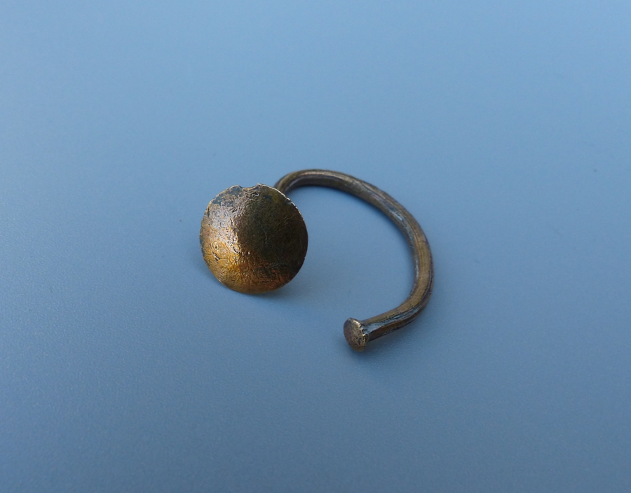 Antique Ancient Scythian Earring Superb Circa 4th - 5th Century BC
