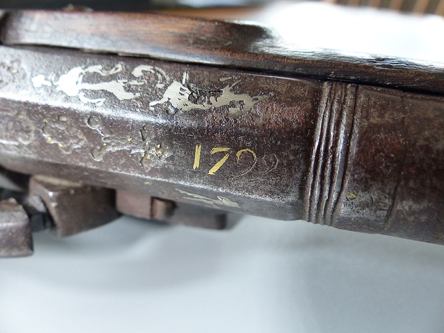 Antique Fine Belt Pistol, Complete with original hanger, Percussion fire, 18th century, (Ref 40764)