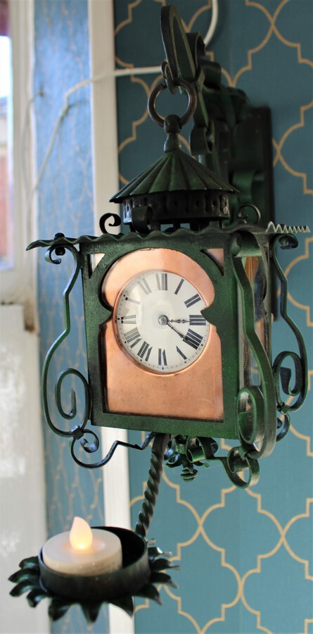Arts And Crafts Style 'lantern' Clock