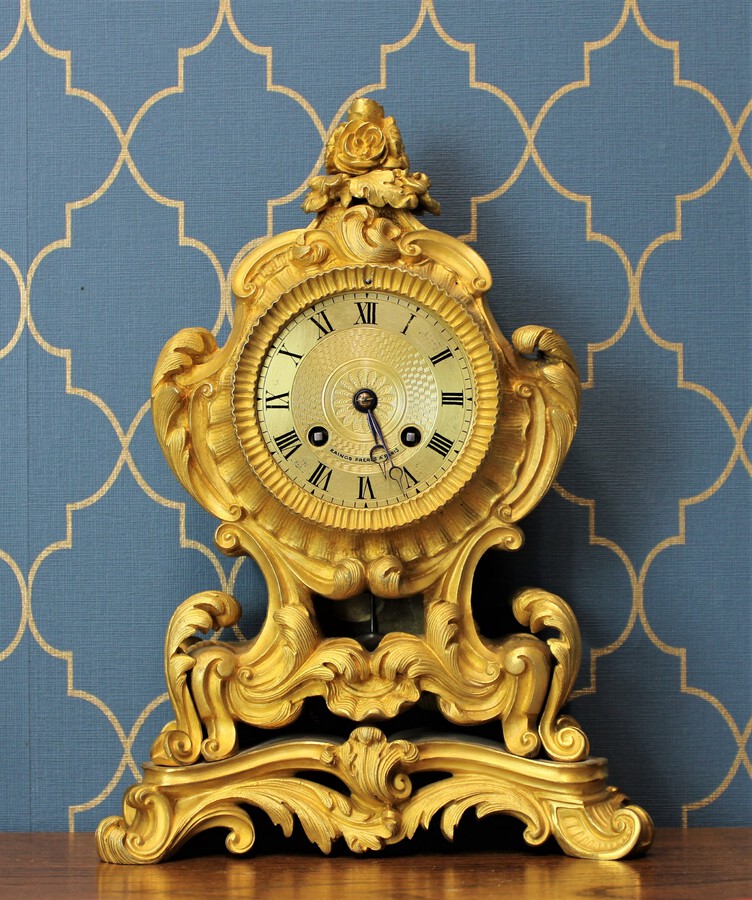 Rococo Style Mantel Clock