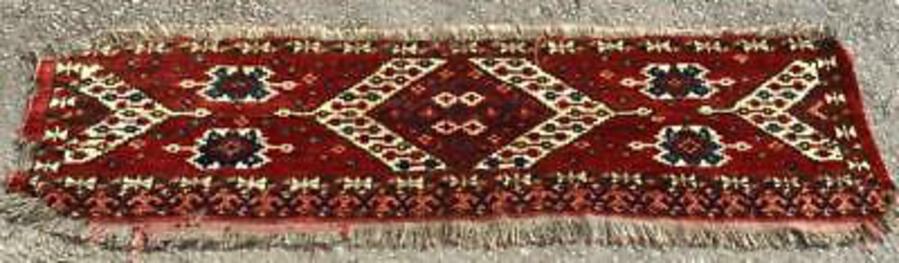 Antique MIDDLE EASTERN ERSARI TORBA Hand Made Early 20th Century wool Textile