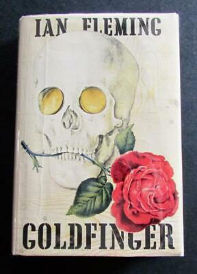 James Bond Novel GOLDFINGER by IAN FLEMING Jonathan Cape Edition   DUST JACKET