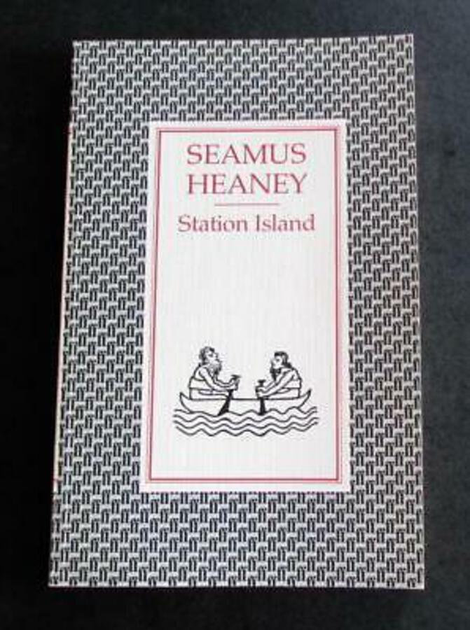 1984 SEAMUS HEANEY SIGNED POETRY BOOK Station Island FABER & FABER UK EDITION