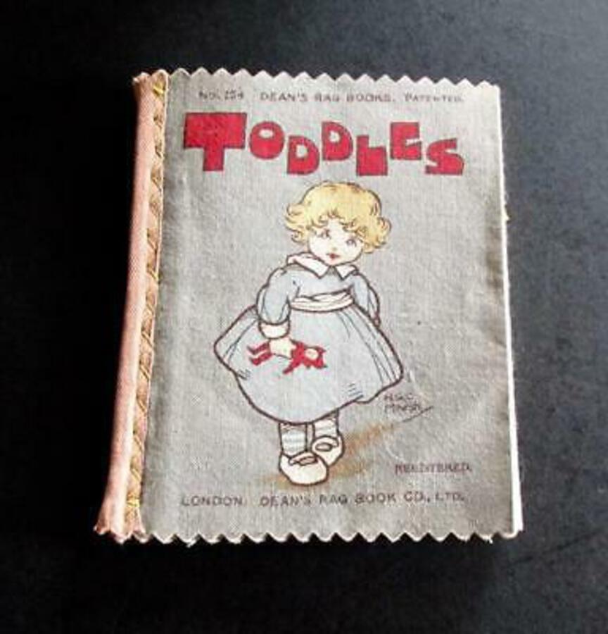 1920 TODDLES Dean's Rag Book Written & Illustrated By H G C MARSH Material Book