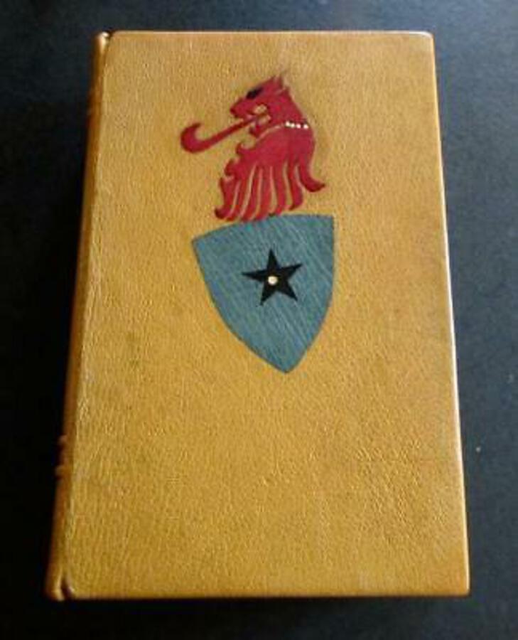 1900 The TRAVELS OF SIR JOHN MANDEVILLE Rare One Off CUSTOM LEATHER BINDING
