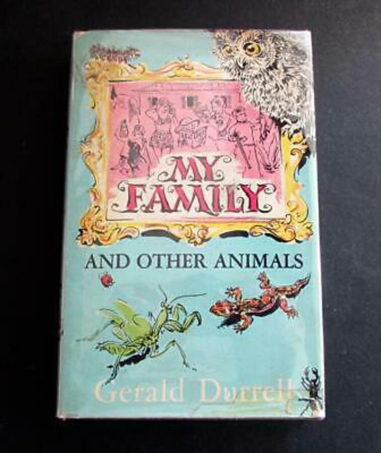 1968 MY FAMILY & OTHER ANIMALS By GERALD DURRELL Hardback With DUST JACKET