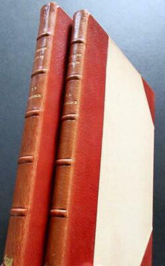 1936 CRUSADER CASTLES By T E LAWRENCE Rare Limited Edition Set in FINE BINDINGS