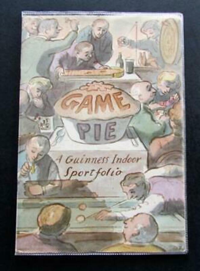 1955 EDWARD ARDIZZONE 1st Edition For GUINNESS Game Pie An Indoor Sportfolio