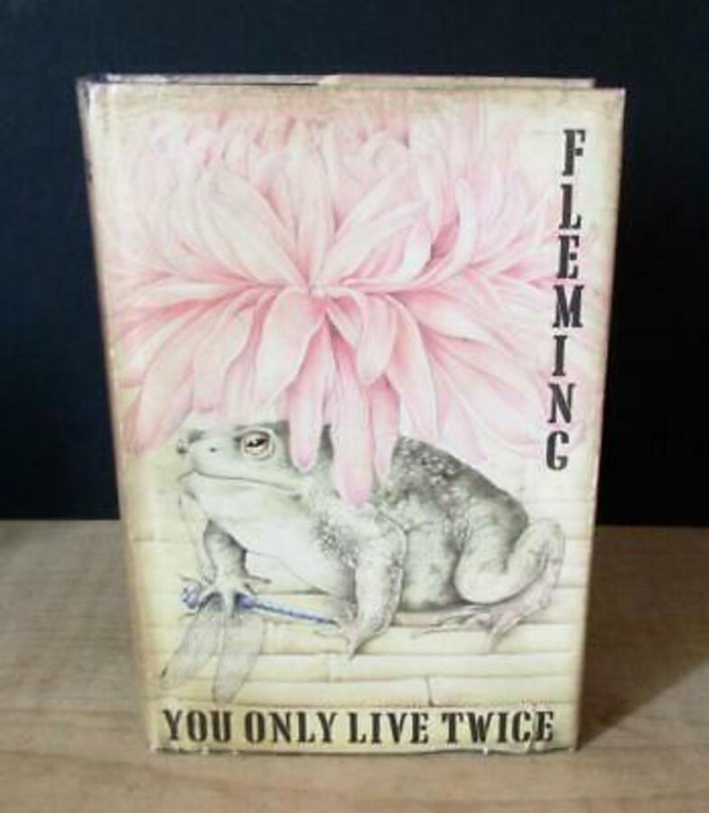 1964 YOU ONLY LIVE TWICE By IAN FLEMING Bond 1st Edition ORIGINAL DUST JACKET