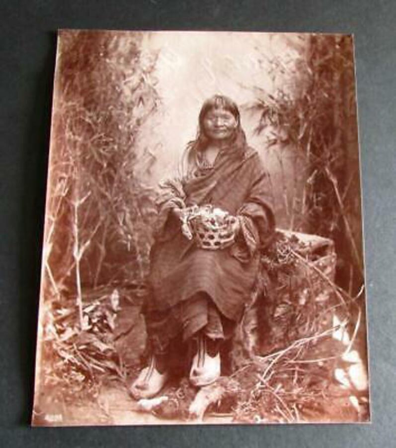 ANTIQUE PHOTOGRAPH of The WITCH OF GHOOM By FRED AHRLE Large Size Circa 1896