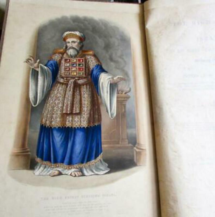 1847 The HIGH PRIEST OF ISRAEL In His Robes Of Glory & Beauty By W G RHIND Rare