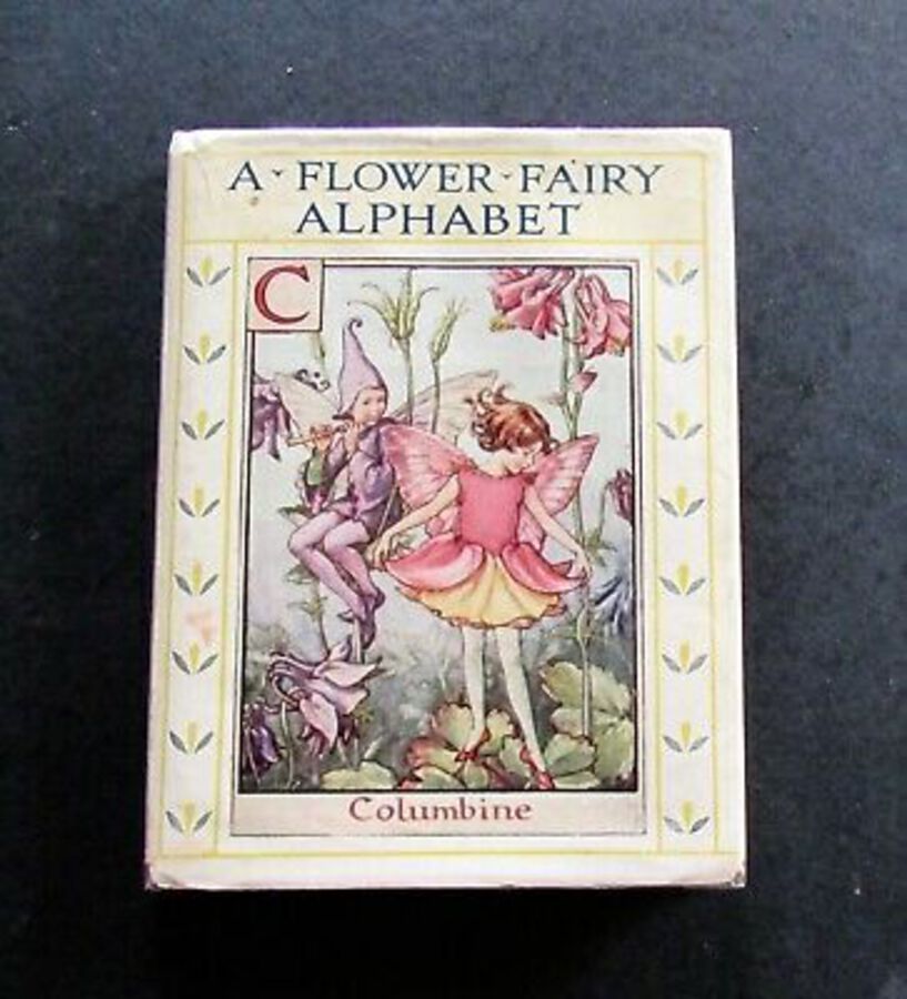 1934 A FLOWER FAIRY ALPHABET By CICELY MARY BARKER 1st Edition   DUST JACKET