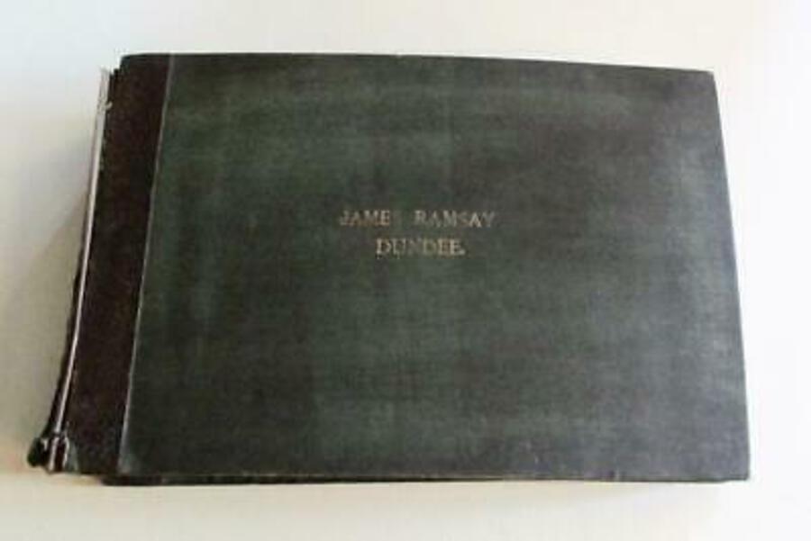 1890's Rare ANTIQUE JEWELLERY CATALOGUE James Ramsay Of Dundee ORIGINAL PHOTO'S