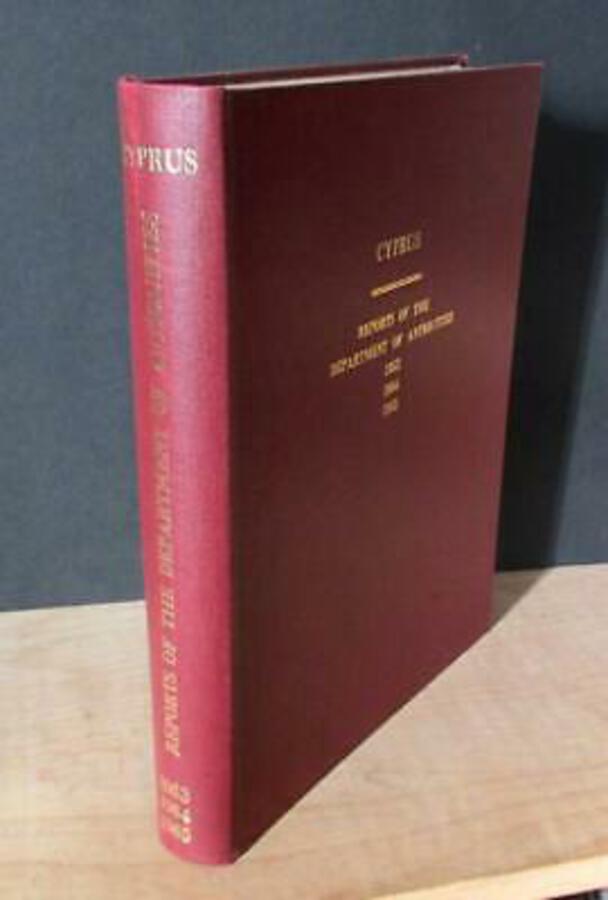 CYPRUS Reports Of the Department Of Antiquities For 1963 1964 & 1965 HARDBACK