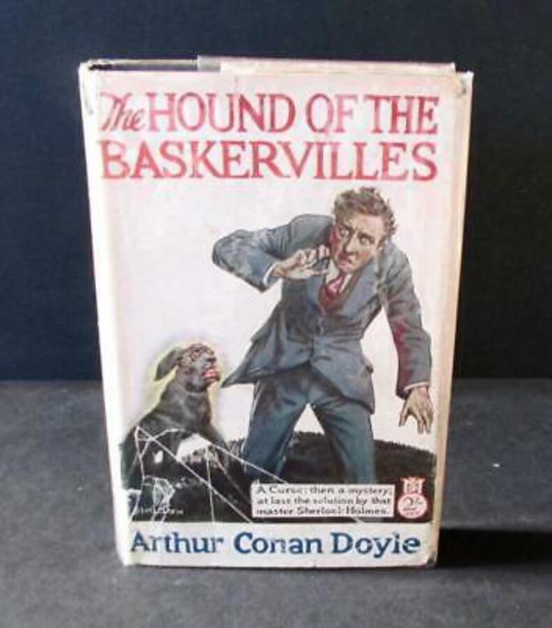 1932 The HOUND OF THE BASKERVILLES By Arthur Conan Doyle Rare Edition   D/W