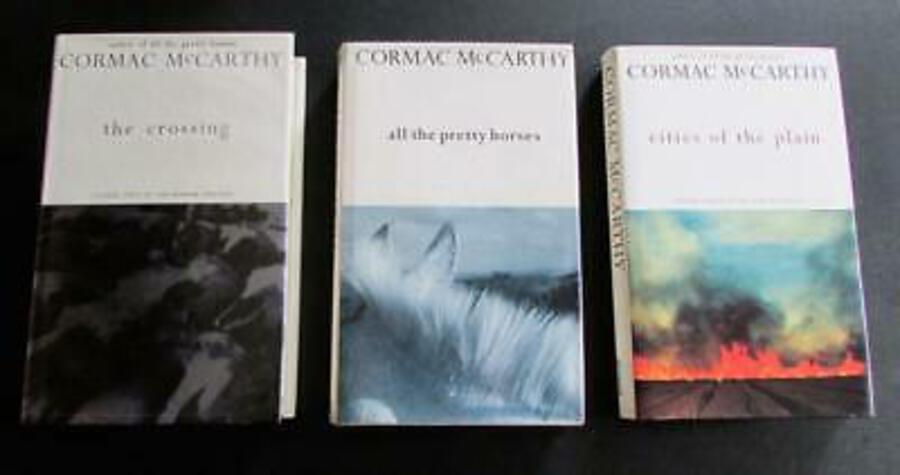 CORMAC McCARTHY First Editions THE BORDER TRILOGY 3 x Volumes HARDBACKS   D/W's