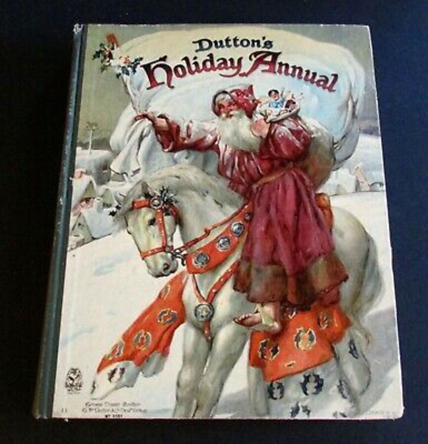 1900 ILLUSTRATED NISTER BOOK Louis Wain Rosa Petherick DUTTON'S HOLIDAY ANNUAL