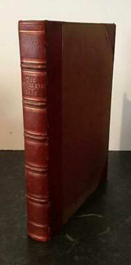 1858 THE ART JOURNAL Bound Leather Volume SUPER LARGE STEEL ENGRAVINGS