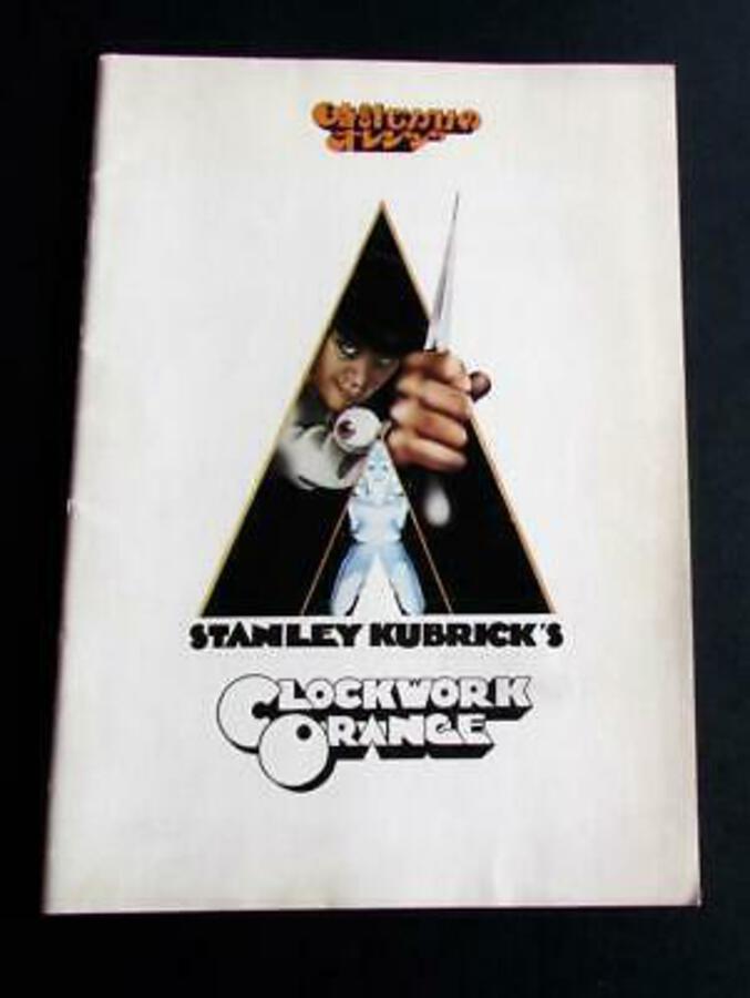 STANLEY KUBRICK'S Original 1971 CLOCKWORK ORANGE Film Programme ANTHONY BURGESS