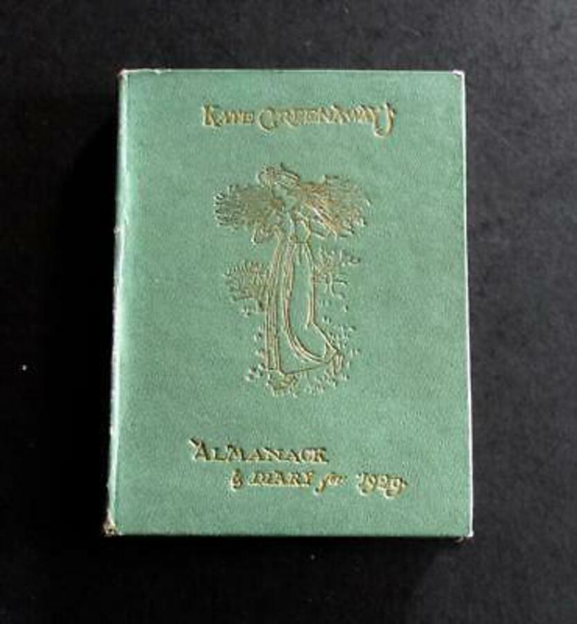 Miniature Book KATE GREENAWAY'S ALMANACK & DIARY For 1929 Colour Illustrations