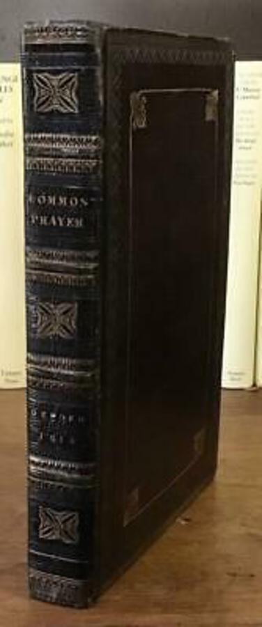 1815 BOOK OF COMMON PRAYER Fine Ackermann Engravings FULL LEATHER BINDING