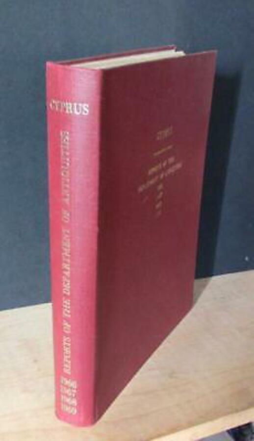CYPRUS Reports Of the Department Of Antiquities For 1966 1967 1968 1969 HARDBACK