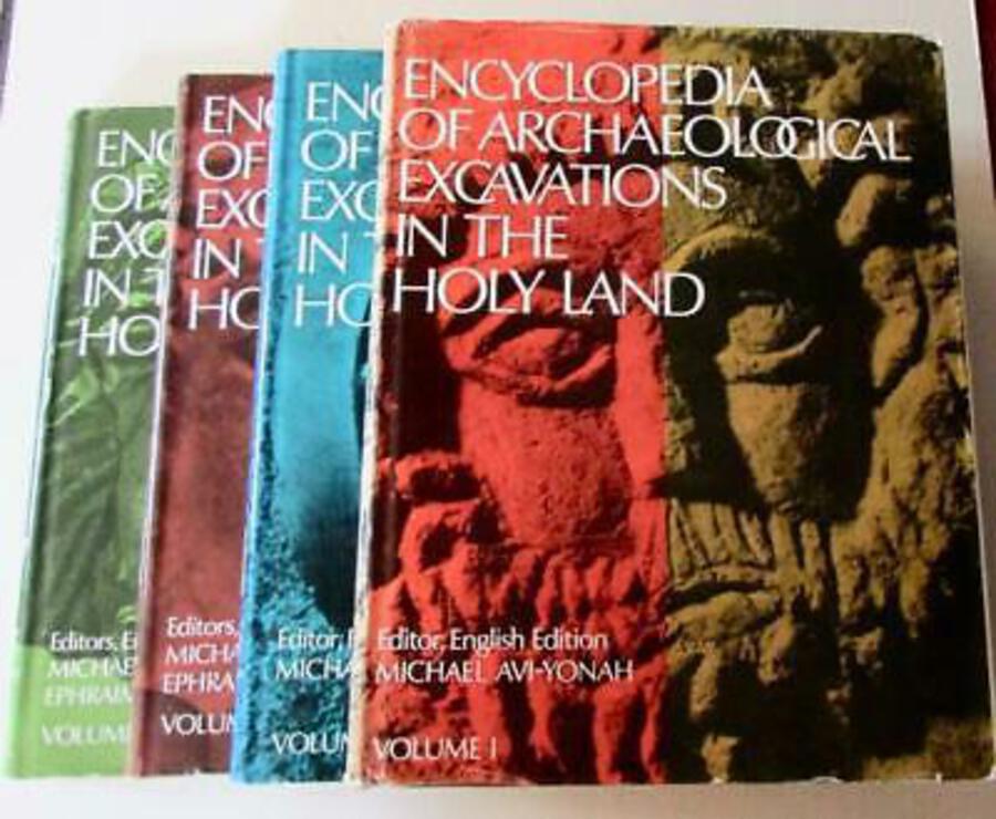 ENCYCLOPEDIA Of ARCHAEOLOGICAL EXCAVATIONS In The HOLY LAND 4 Vol Set HARDBACKS