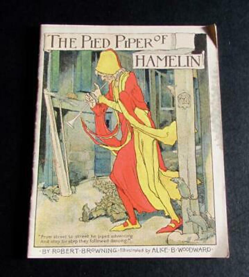 1890's COLMAN'S MUSTARD CHRISTMAS PROMOTION Pied Piper Of Hamelin By A WOODWARD