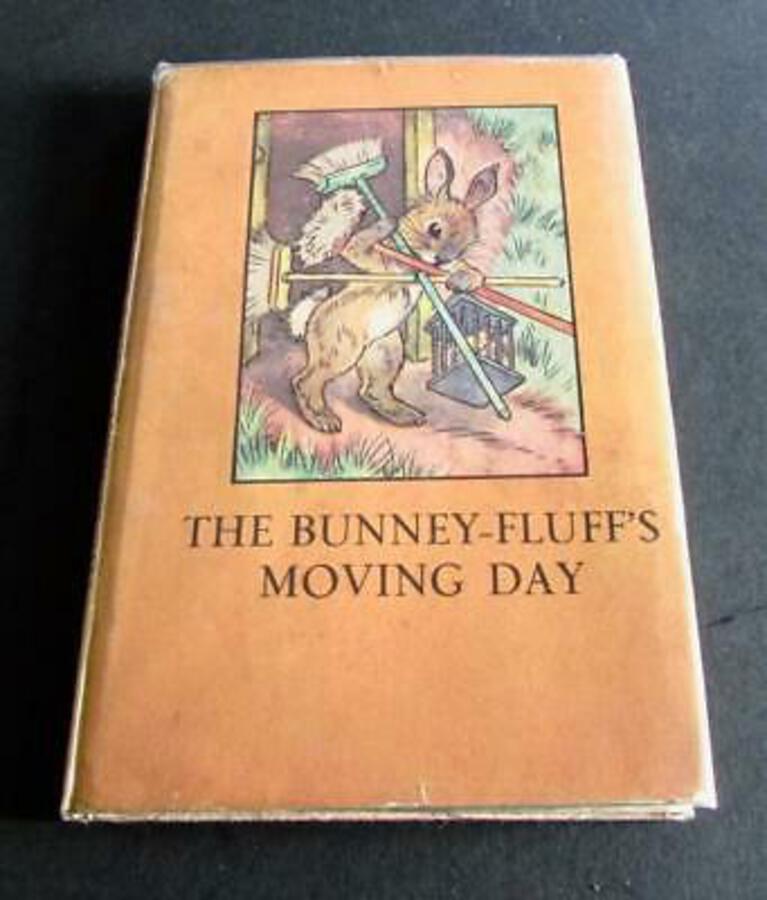 1950 LADYBIRD BOOK The Bunney Fluff's Moving Day A .J MACGREGOR Rare 1st ED   DW