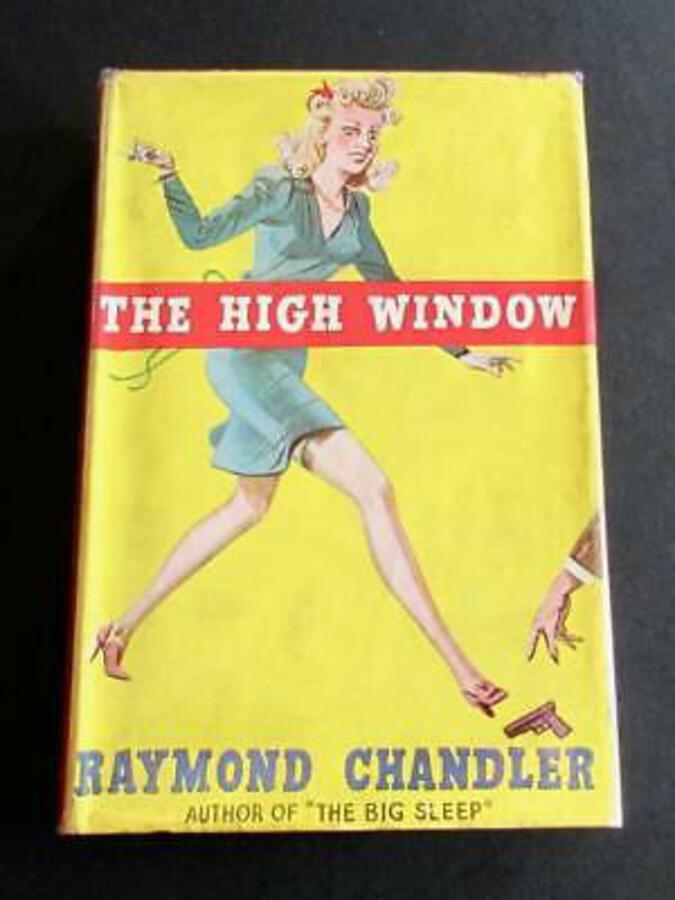 1943 RAYMOND CHANDLER First Edition THE HIGH WINDOW Rare with ORIGINAL JACKET