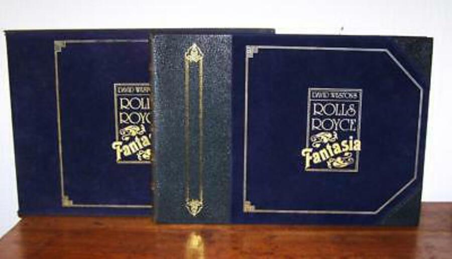 ROLLS ROYCE FANTASIA By DAVID WESTON Large ILLUSTRATED LTD EDITION Leather Bound