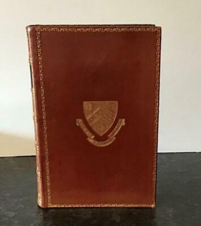 1907 LORNA DOONE A Romance of Exmoor By R D BLACKMORE Full Leather Prize Binding