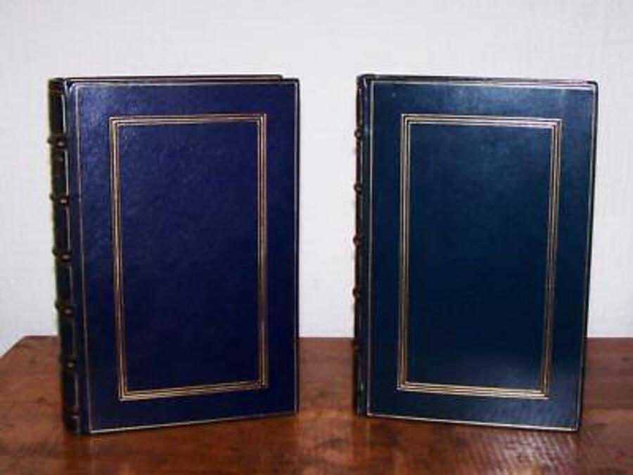 LEATHER BOUND CHRISTIAN Books By JANE T STODDART 2 Vols SANGORSKI BINDINGS