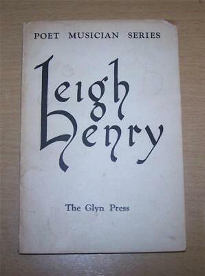 1944 POEMS By LEIGH HENRY Rare Book SIGNED COPY