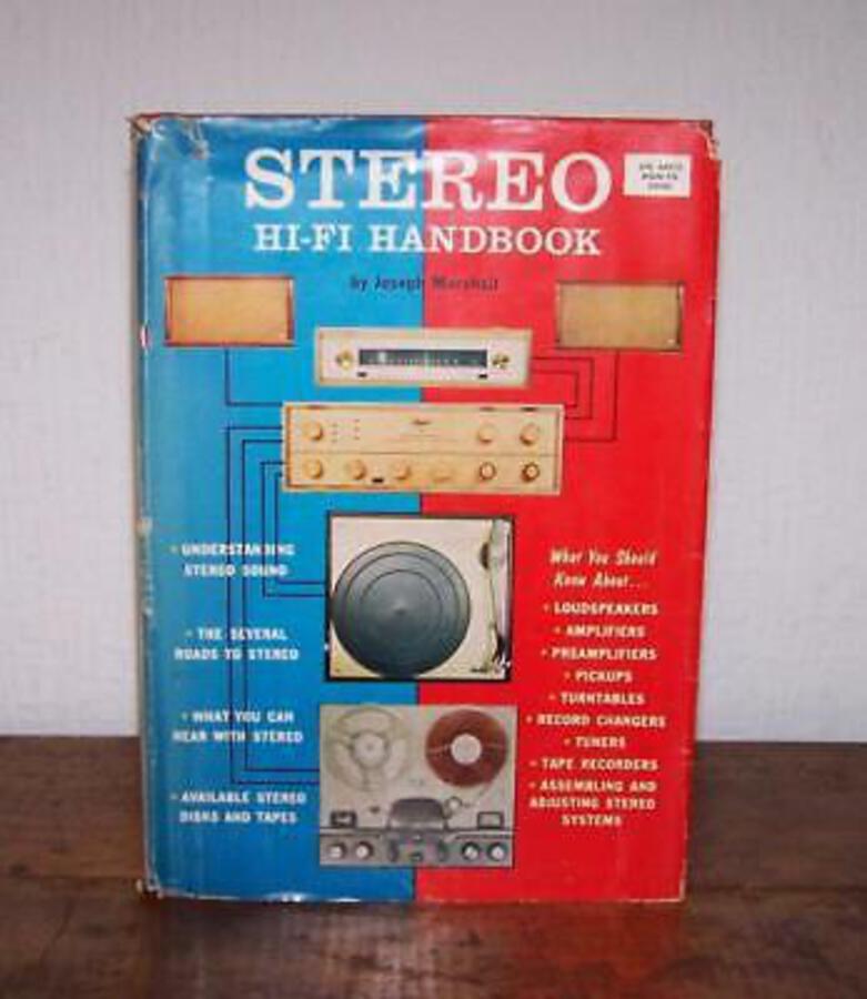 1960 STEREO HI-FI HANDBOOK By JOSEPH MARSHALL 1st Ed HARDBACK   JACKET