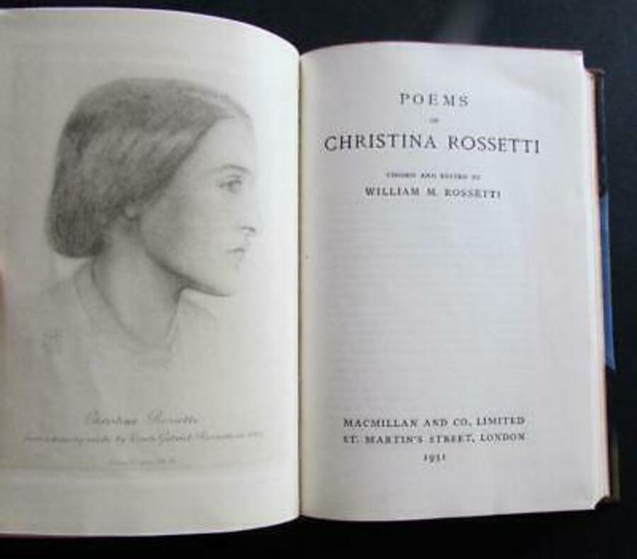 1931 The POEMS Of CHRISTINA ROSSETTI Bound In A FINE BUMPUS LEATHER BINDING