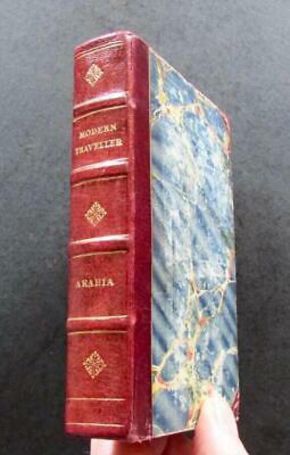 1825 The MODERN TRAVELLER A Popular Description Of ARABIA 1st Ed LEATHER BOUND